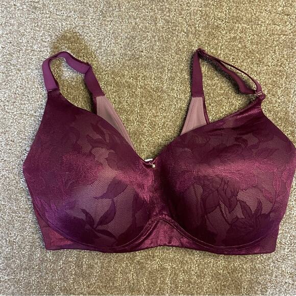 Purple Cacique lightly Lined No Wire 38F - Picture 3 of 7